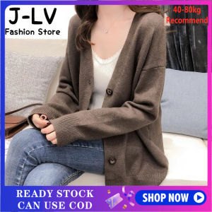 LOMOGI Womens Sweater Women Blouse Tops Cardigans Jacket Korean Knitted Tops