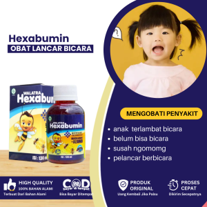 Obat Vitamin Anak Lancar Bicara Obat Pelancar Terlambat Bicara Obat Keterlambatan Bicara Obat Pelancar Bicara Untuk Anak Vitamin Nutrisi Anak Sehat Obat Anak Belum Bisa Bicara Susah Ngomong - Walatra Hexabumin