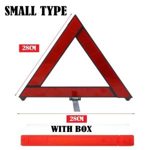 Car Emergency Sign Board Warning Triangle Reflective Stand Tool Tripod Foldable Triangle Emergency Breakdown Road Stop Sign Board Hazard Car Parking Triangular Reflective Safety Warning Sign Vehicle Road Emergency Papan Signal Board Segi Tiga Kecemasan