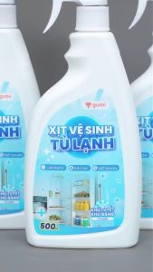 Xịt Vệ Sinh Tủ Lạnh GUMI 500ml – Làm Sạch Khử Mùi Khử Băng Tuyết Hương Thơm Dễ Chịu