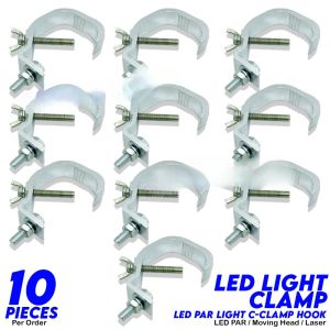 10PCS  LED PAR / Moving Head / Laser / LED Light C CLamp Hook