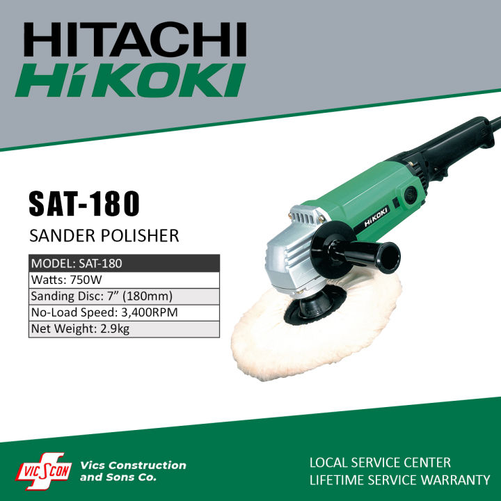 HITACHI SAT-180 SANDER POLISHER 750W | Lazada PH