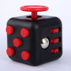 Six-Sided Stress Relief Toy Dice Stress Reliever Spinner Fidget Cube Anxiety ADHD Sensory Fidget Toys Adults Kids Office Desk
