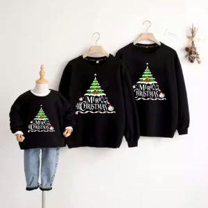 Áo sweater - áo nỉ NOEN giáng sinh cho bé trai bé gái mẫu ÔNG GIÀ chất nỉ bông dày ấm đủ size từ 6-90kg