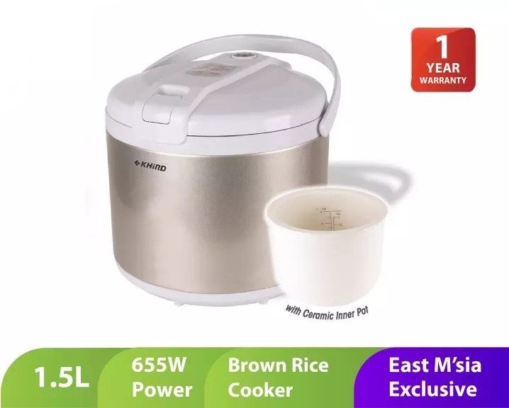 Khind Ceramic Rice Cooker RC150C Lazada