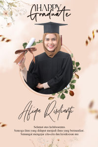 Hiasan Dinding Kado Wisuda Graduation Ucapan Selamat Wisuda