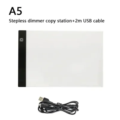 A4/A5 LED Light Box Tracer Digital Drawing Tablet Copying table Painting Writing Pad with 2M USB wire Three-level Dimming