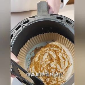 Round Square 50 100pcs Air Fryer Paper Disposable Baking Paper Parchment Paper Liners Non-Stick Steamer