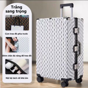 VALI KHUNG NHÔM CAO CẤP FC-KN2401 KIỂU DÁNG SANG TRỌNG SIZE 20/24 BO GÓC CHẮC CHẮN BỀN ĐẸP