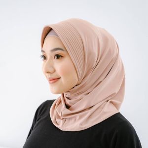Hijab Sport Murah / Jilbab Kekinian Olahraga Santai Kerudung Voli Bahan Jersey Premium Dijamin Adem