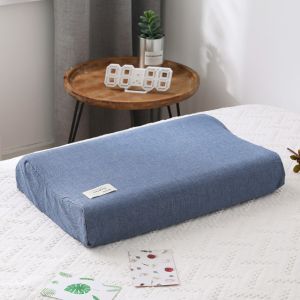 NOCASE 1PC 30x50cm Latex Pillowcase Comfortable Cotton Memory Pillow Cover Fashion Washable Pillow Cover Case For Home Bedroom Sleeping