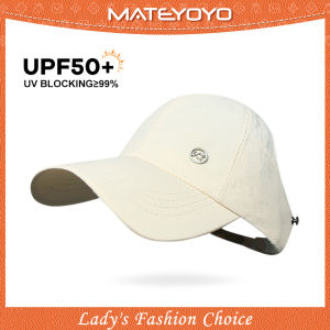 MATEYOYO Fashion Sun Cap Womens Sun Visor Hat Half Empty Top Large Brim Summer Visor Cap Women High Ponytail Baseball Cap Sunscreen Cap Outdoor Urban Sports Sun Protection Hat Can Wear Mask for Outdoor Travelling Shopping Climbing
