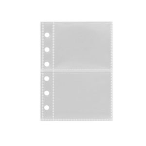 GORGE A7 Photocard Binder Sheets Transparent PP Acid Free Photo Album Refill Pages Inner Page Card Binder Photo Album Sleeves