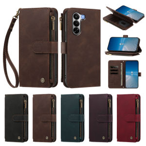 Flip Leather Zipper Wallet Case For OnePlus 15T 15R 13T 13R 12R N6 Nord CE6 CE5 CE4 CE3 N30 Nord CE6 Lite Cards Phone Cover