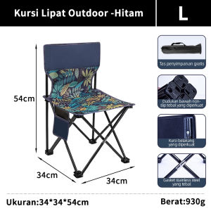 Epic Finds Kursi Lipat Camping Kursi Lipat Kursi lipat Serbaguna Outdoor -folding chair stool Portable camping outdoor Super Kokoh