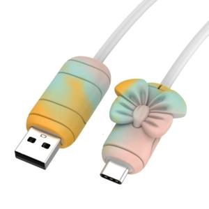 4Pieces Bend Resistant Silicone Cord Protectors Dustproof Charging Cable Protector Accessories Flexible Silicone Guards