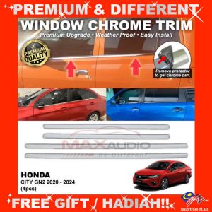 Window Chrome Trim HONDA CITY CIVIC BRV HRV STREAM Car Door Seal Moulding Line Lining Sticker Strip