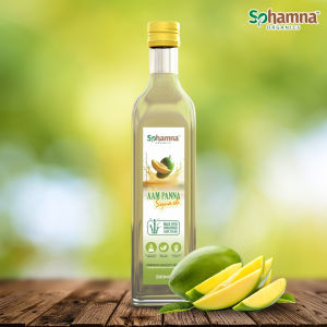 Sohamna Organics Aam Panna Squash | 500ml | Raw Mango & Traditional Spices | Natural Summer Refresher