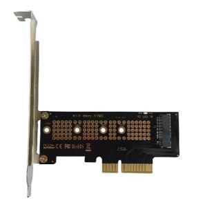 การ์ดแปลง PCIe X4 to M.2 NVMe Gen4 Gen3 4.0 3.0 ADAPTER M2 SSD HARDDISK ฮาร์ดดิสก์ M KEY COMWORK