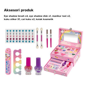 JoyToys Mainan Make Up Set Girl Pretend Play Untuk Gadis Ulang Tahun Hadiah Set