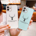 Hontinga เคสโทรศัพท์ OPPO,เคสสำหรับ OPPO Reno 2F Reno2F Reno 2Z ลายการ์ตูนกวางเรนเดียร์หรูหราชุบโครเมี่ยม TPU เนื้อนิ่มเคสโทรศัพท์แบบเต็มฝาปิดกล้องเคสยางกันเด็กชาย. 