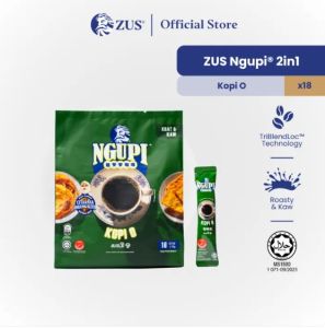[Malaysia Import] ZUS Ngupi 3in1 Instant Coffee - Kopi Putih/Cham/Kopi Coklat/ Kopi O/White Coffee