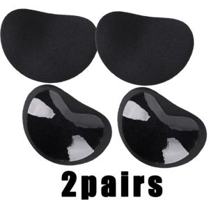 2 cặp miếng đệm ngực Bộ đồ bơi hai mảnh nâng độn bikini áo tắm Đồ bơi nữ dày hơn cao su xốp thoáng khí miếng đệm áo ngực núm vú Bìa