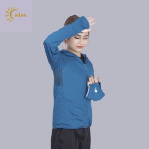 Áo Chống Nắng Nữ 2 Lớp Hàng XK Cao Cấp Tặng Kèm Khẩu Trang  LCXAN04