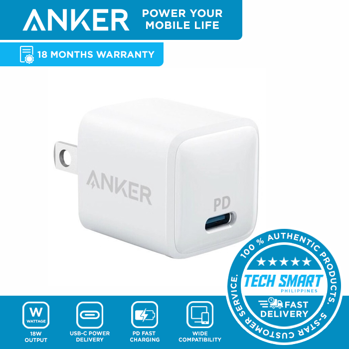 Anker PowerPort PD Nano USB C Wall Charger 20W Compact Fast