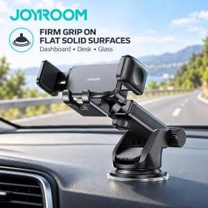 [JOYROOM HEAVY DUTY] 360° Phone Holder Stable Extendable Car Rotating Car Windscreen Dashboard Mount Non-Slip Steady