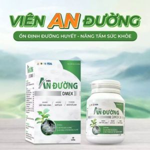 Viên An Đường DMEX 30 Viên – Giúp Ổn Định Đường Huyết Giảm Mỡ Máu Cholesterol Tăng Cường Sức Khỏe