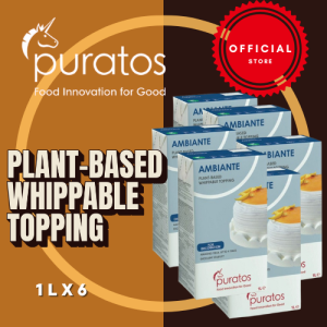 PURATOS AMBIANTE PLANT-BASED WHIPPING CREAM  6L 9L AND 12L OPTIONS - Vegan & Professional Use