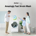 Panasonic NA-D106X1WS3 Made in Japan 10kg / 6kg Washer Dryer with ActiveFoam ECO Drying System and 34 mins Fast Wash. 
