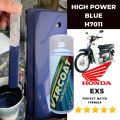 [HONDA EX5 High Power Blue H7011] 2k Cat Motor Aikka DIY Aerosol Cat Bancuh Spray Motor Biru Motor Cover| Motor Paint. 