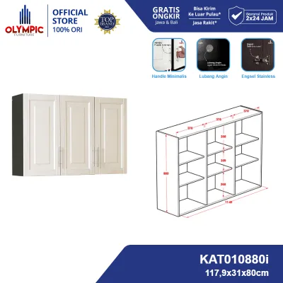 Olympic Kitchen Set/ Rak Dapur 3 Pintu/ Rak Atas/ Kabinet Atas /KAT010880i