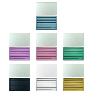 คีย์บอร์ดกล่องเก็บของวางซ้อนกันได้3ชั้นแป้นพิมพ์กลกล่องใสกันฝุ่น