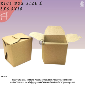 Food Pail  L -8X6.5X10  Paper Bowl  ( Isi 20 pcs-RB2K2)