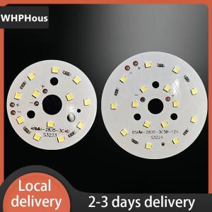 [COD] WHPHous Ship within 24 hours 2Pcs DC12V Lamp Bead LED Bulb Lamp 3W 5W 7W Brightness Light Board For Led Round Bulb Chips Bulb Led Downlight