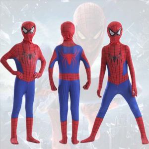 A4QUT หมวก ชุดคอสเพลย์สไปเดอร์แมน วันฮาโลวีน ปาร์ตี้สวม ชุดฟิกเกอร์อนิเมะ ตลก งานเทศกาล ของขวัญ