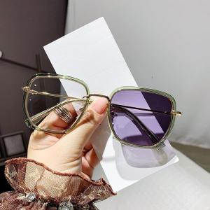JN IMPRESSION Chống Đèn xanh dương siêu nhẹ khung lớn hoàn thành mắt kính cận photochromic