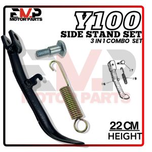 SIDE STAND Y100 TONGKAT TEPI Y100 YAMAHA SET SPRING BOLTS