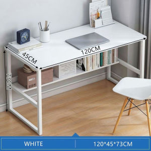 Study Table Meja belajar Modern Student Computer Desk Living Room Bedroom Double Decker Table Table With Foot Pedal Meja Komputer Meja Pejabat 桌子