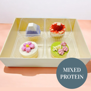 Freeze Dried Mini Sakura Cake Set for Dogs and Cats. 100% Natural Pet Treats by Woofgang Bark.