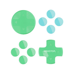 Skull & Co D-Pad Button Cap Set For Nintendo Switch OLED Switch Lite Joycon Button Cover Case