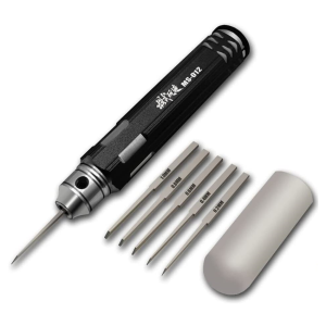 Aluminium Chisel Scriber Knife Set Gundam Gunpla MS012 Military Model Tool
