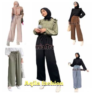 Biggy palazo jeans - celana kulot besar - celana big size / kulot jeans palazzo terbaru2022-