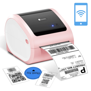 Phomemo Bluetooth Thermal Printer- D520-BT Shipping Label Printer 4x6 Printer for Packages/Barcode/Address/Postage Labels