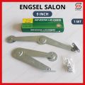 ENGSEL SALON 9" / ENGSEL PENAHAN JENDELA / SIKUTAN JENDELA LIPAT HAK ANGIN 9 INCH INCI RUSH. 