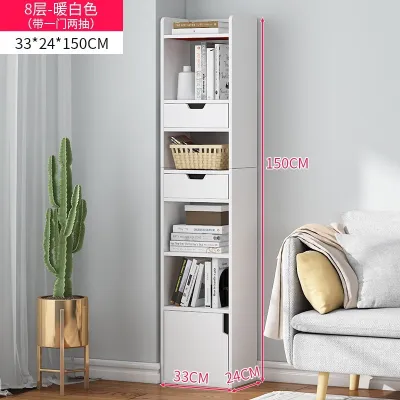 Joyas Fashion【JYJU】Kabinet Pameran Bedroom Bedside Ultra Storage Cabinet Slim Space Saving Display Organizer超窄缝隙收纳柜 JTP1