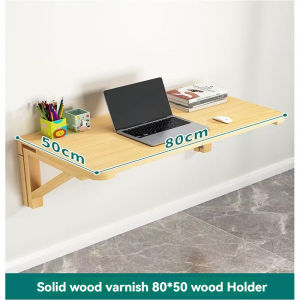 Solid Wood Folding Table Wall Computer Desk Writing Desk Wall Hanging Study Desk Folding Table Desk